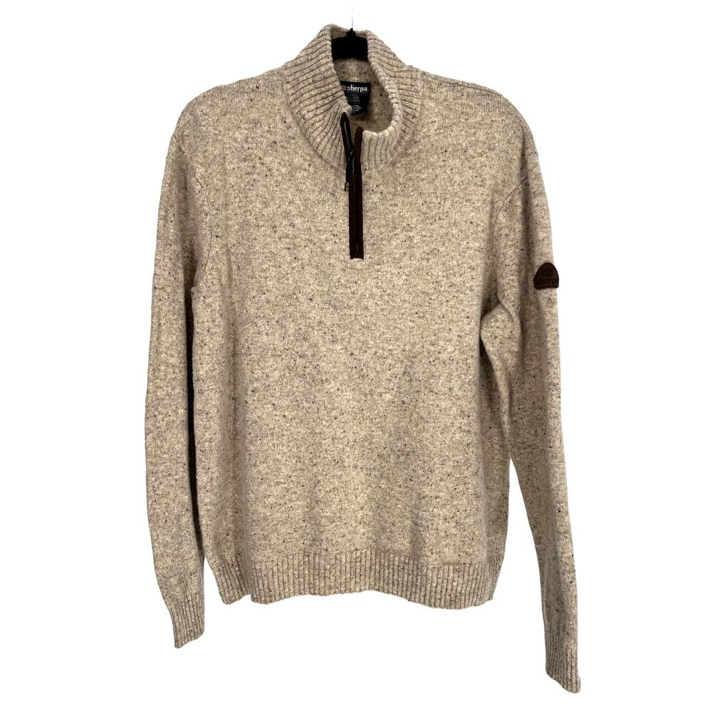 Sherpa Kangtega 1/4 Zip Sweater 100% Merino Wool XL